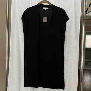 J Jill black sleeveless long top